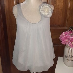 Peridot Sleeveless Blouse Size Large Shirt Top